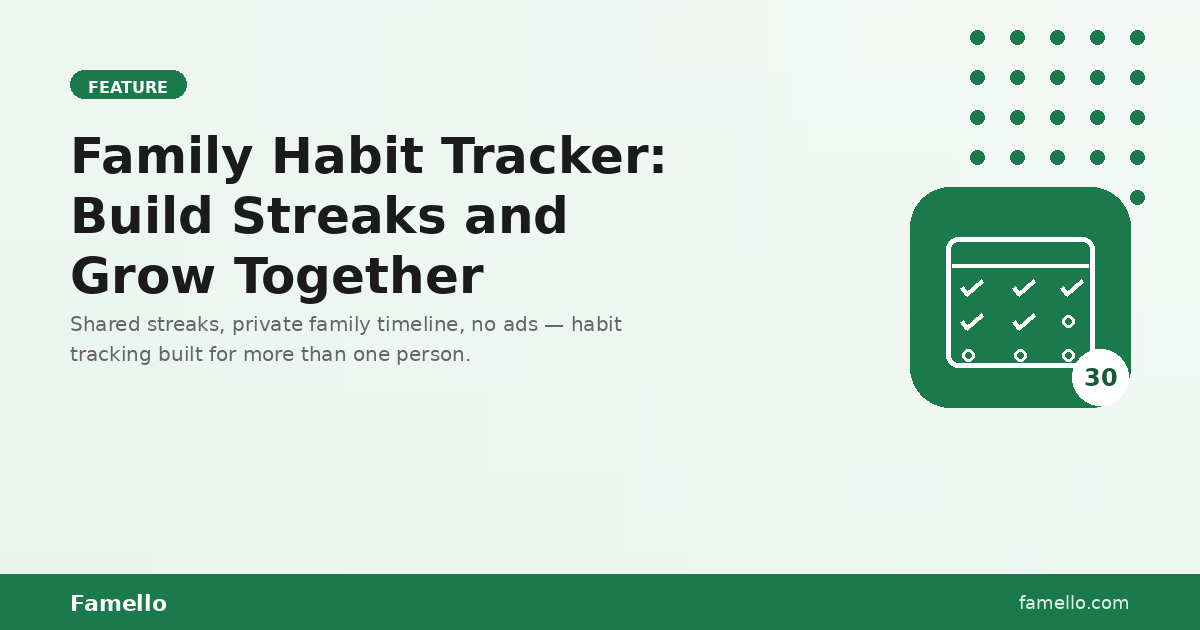 family habit tracker image