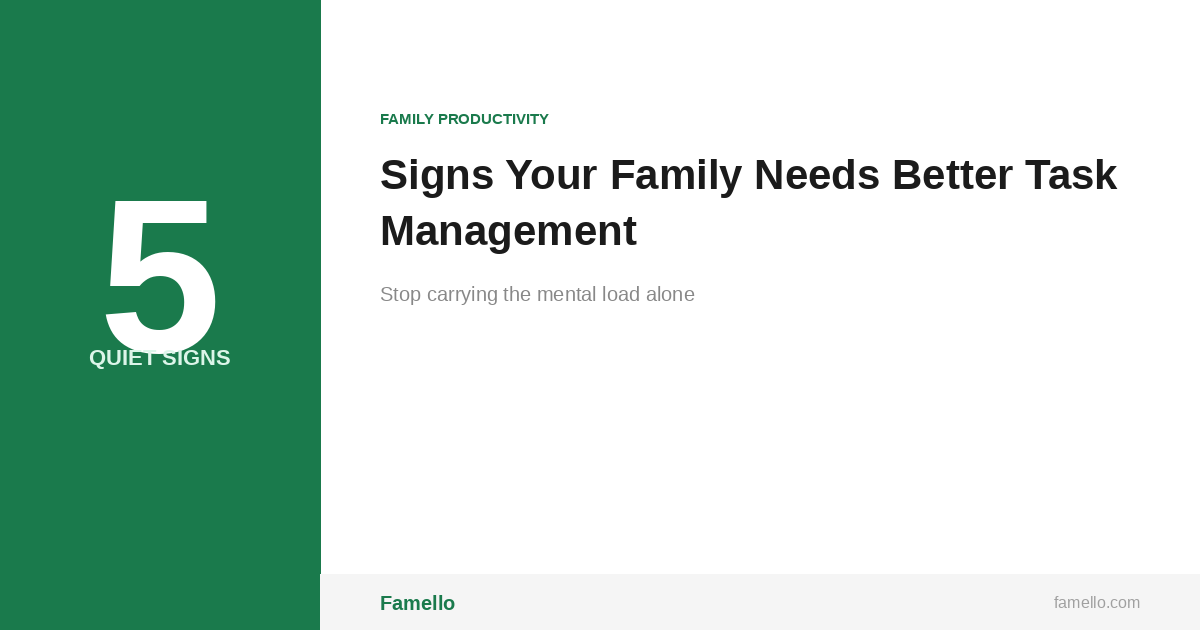 family task management