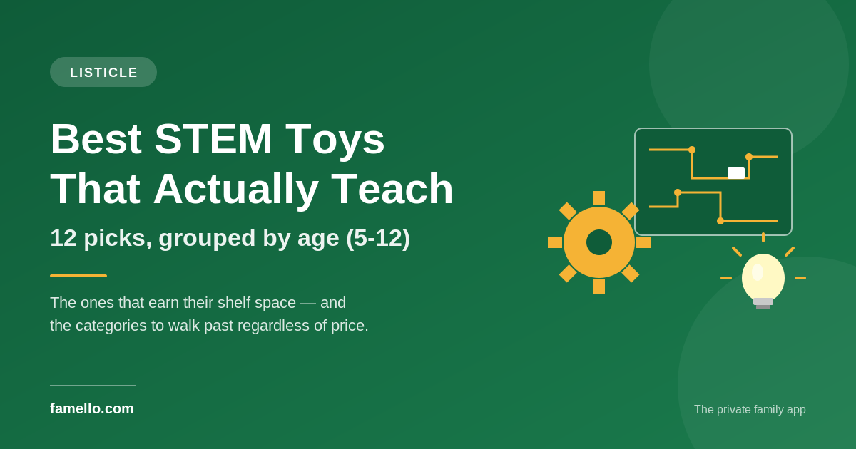 Best STEM Toys for Kids: 12 That Actually Teach Something (Ages 5-12)