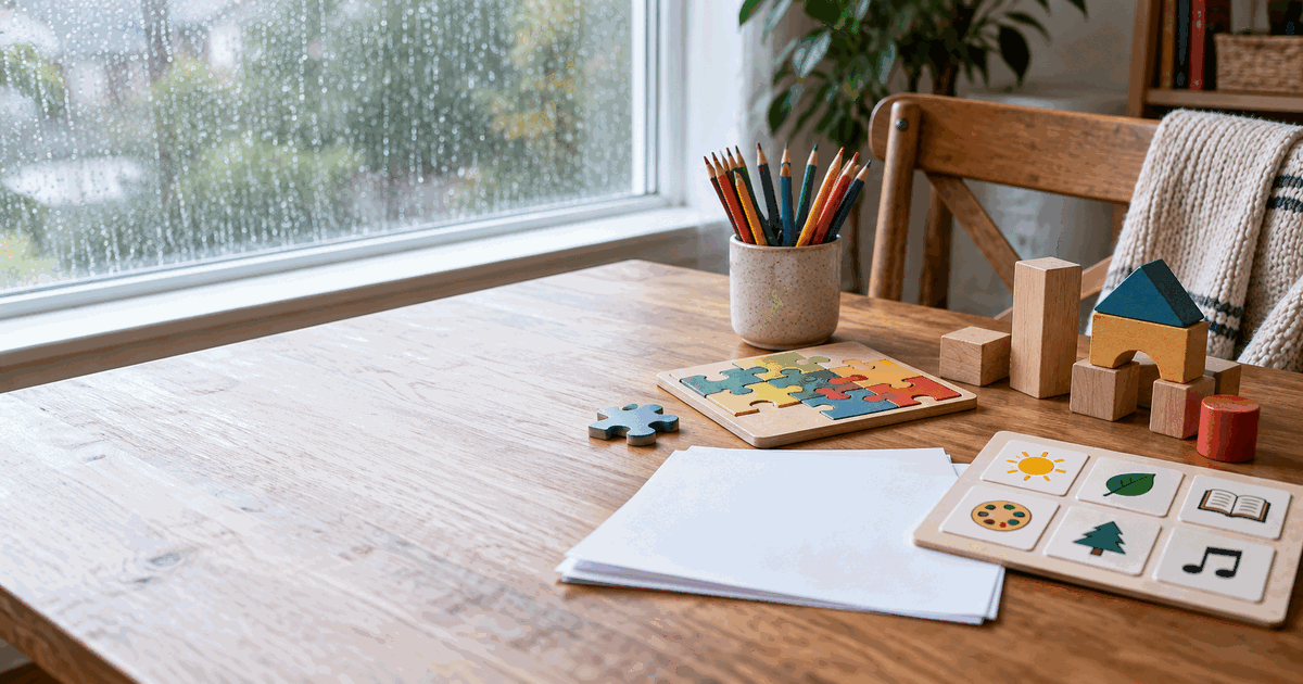 Screen-Free Activities for Kids: A Low-Setup Choice Menu