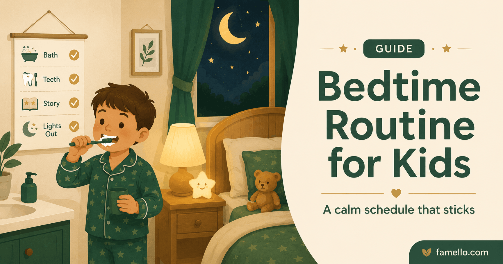bedtime routine for kids